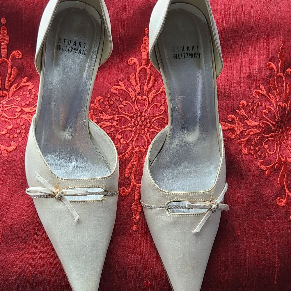 Wedding satin shoes (size 7) Stuart Weizman